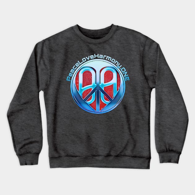 PeaceLoveHarmony.ONE faded Crewneck Sweatshirt by Peace Love and Harmony